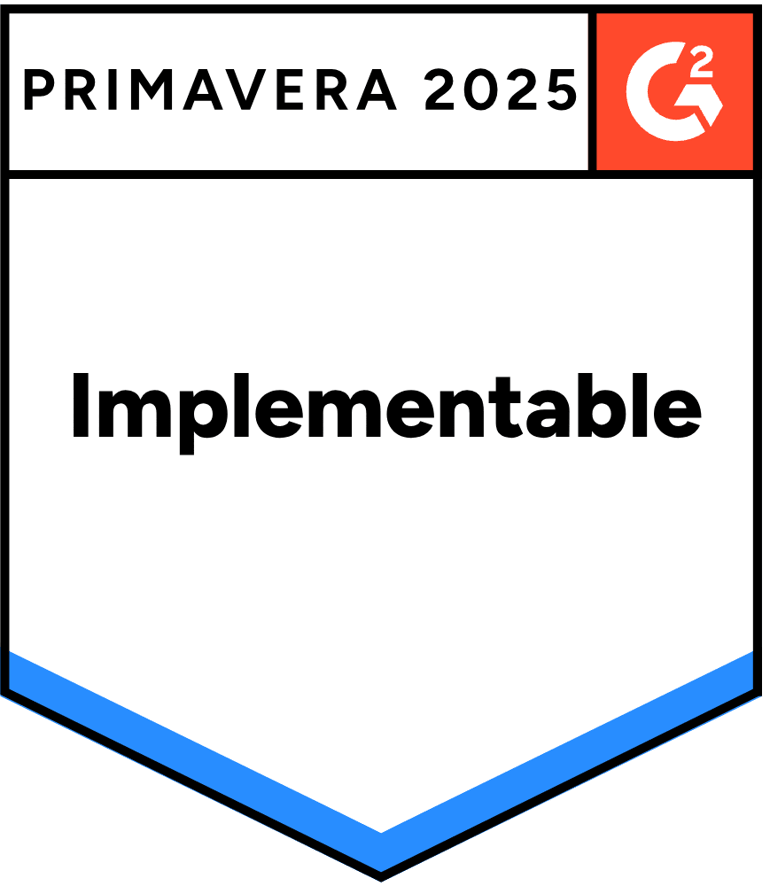 Insignia de G2: Implementable